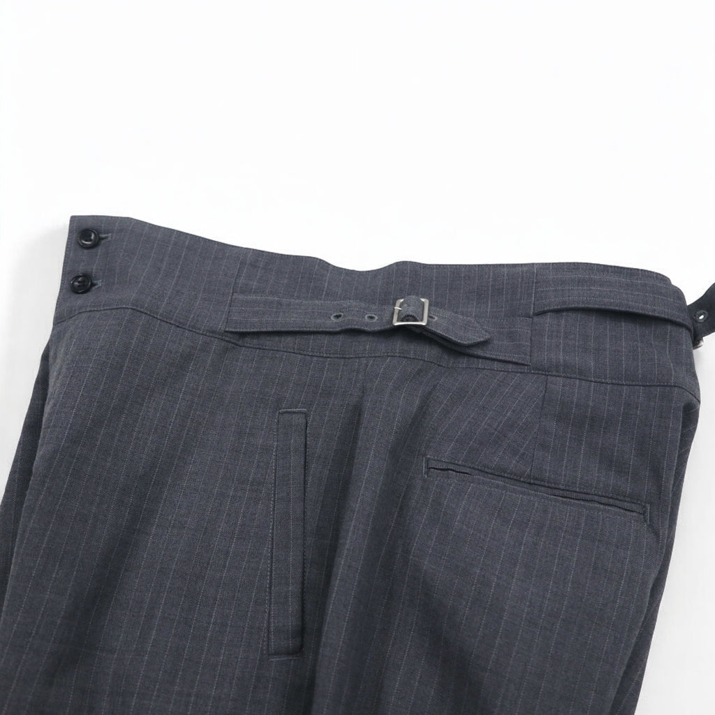 Blackweirdos ボンテージ スラックス パンツ XL グレー  Deformed Bondage pants 日本製