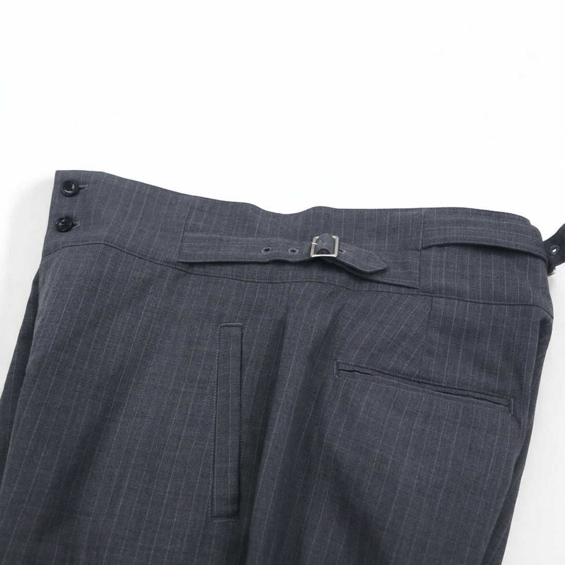 Blackweirdos ボンテージ スラックス パンツ XL グレー  Deformed Bondage pants 日本製