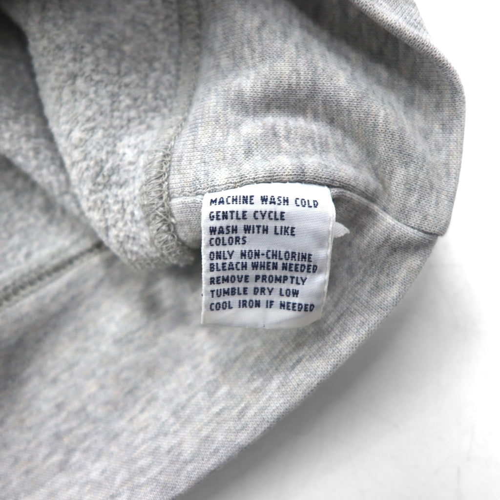 Polo by Ralph Lauren 90s Crew Neck Sweatshirt, XL, Gray, Solid Color, Small Pony Embroidery