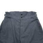 Blackweirdos ボンテージ スラックス パンツ XL グレー  Deformed Bondage pants 日本製