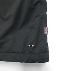 NAPAPIJRI ハーフジップ アノラックパーカー ナイロンジャケット XL グレー 裏地フリース サイドジップ スリット N0YGNJ REGULAR FIT