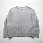 Polo by Ralph Lauren 90s Crew Neck Sweatshirt, XL, Gray, Solid Color, Small Pony Embroidery