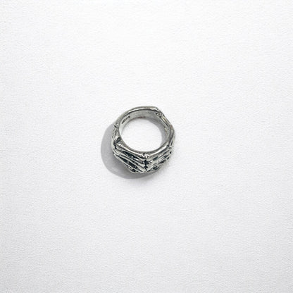 Vintage Silver Bone Ring ボーンハンド リング 指輪 17号 シルバー 925 スケルトン ゴシック パンク ロック