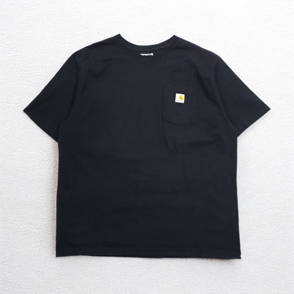 carhartt ルーズフィット ポケット Tシャツ ポケTee XL LOOSE FIT ブラック コットン ホンジュラス製