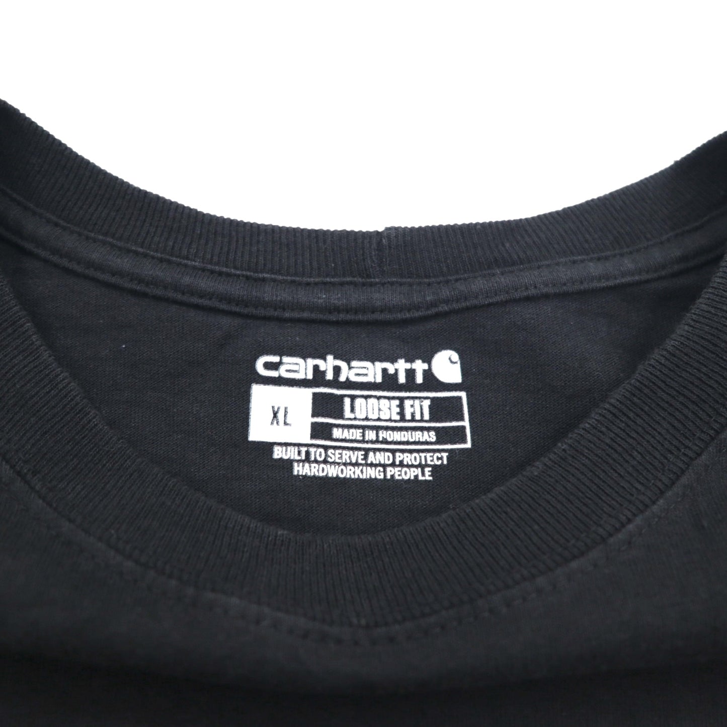 carhartt ルーズフィット ポケット Tシャツ ポケTee XL LOOSE FIT ブラック コットン ホンジュラス製
