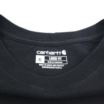carhartt ルーズフィット ポケット Tシャツ ポケTee XL LOOSE FIT ブラック コットン ホンジュラス製
