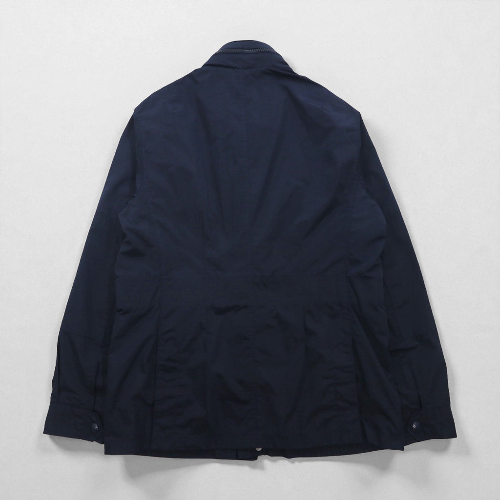 Polo Ralph Lauren ミリタリー M-65 フィールドジャケット M ネイビー ドローコード フード収納 ダブルジップ