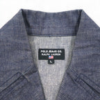 POLO JEANS CO. RALPH LAUREN 90s Denim Marine Coat Coverall L Indigo Blue