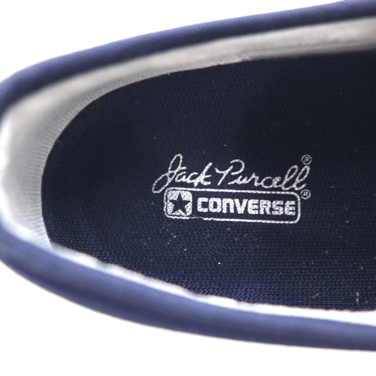 CONVERSE ジャックパーセル JACK PURCELL スニーカー 27cm ネイビー キャンバス 1CJ801