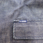POLO JEANS CO. RALPH LAUREN 90s Denim Marine Coat Coverall L Indigo Blue