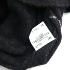 BURBERRYS 90年代 日本製 オールド アーガイル ニット カーディガン M グレー ウール 金ボタン オーバーサイズ ロング丈