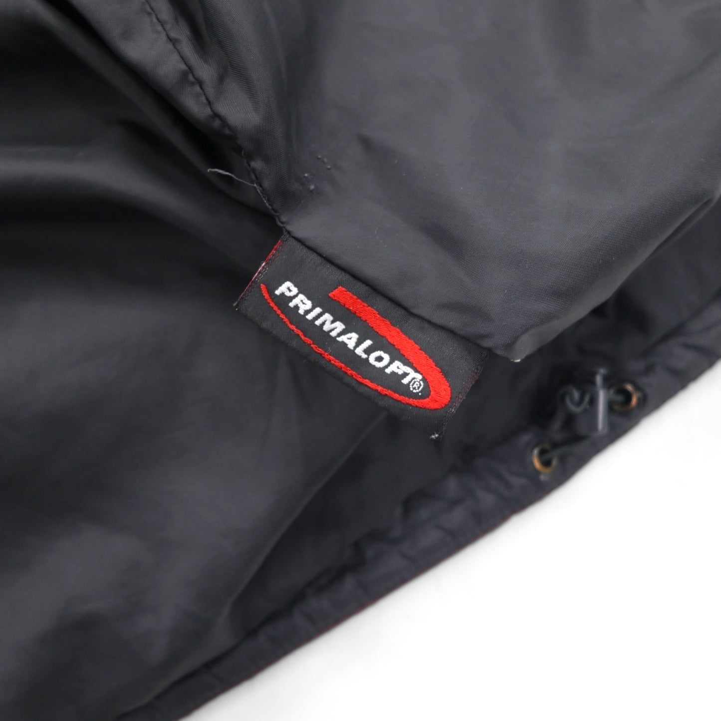 THE NORTH FACE プリマロフト PRIMALOFT 中綿 ジャケット フーディー L グレー ボルドー バイカラー ナイロン