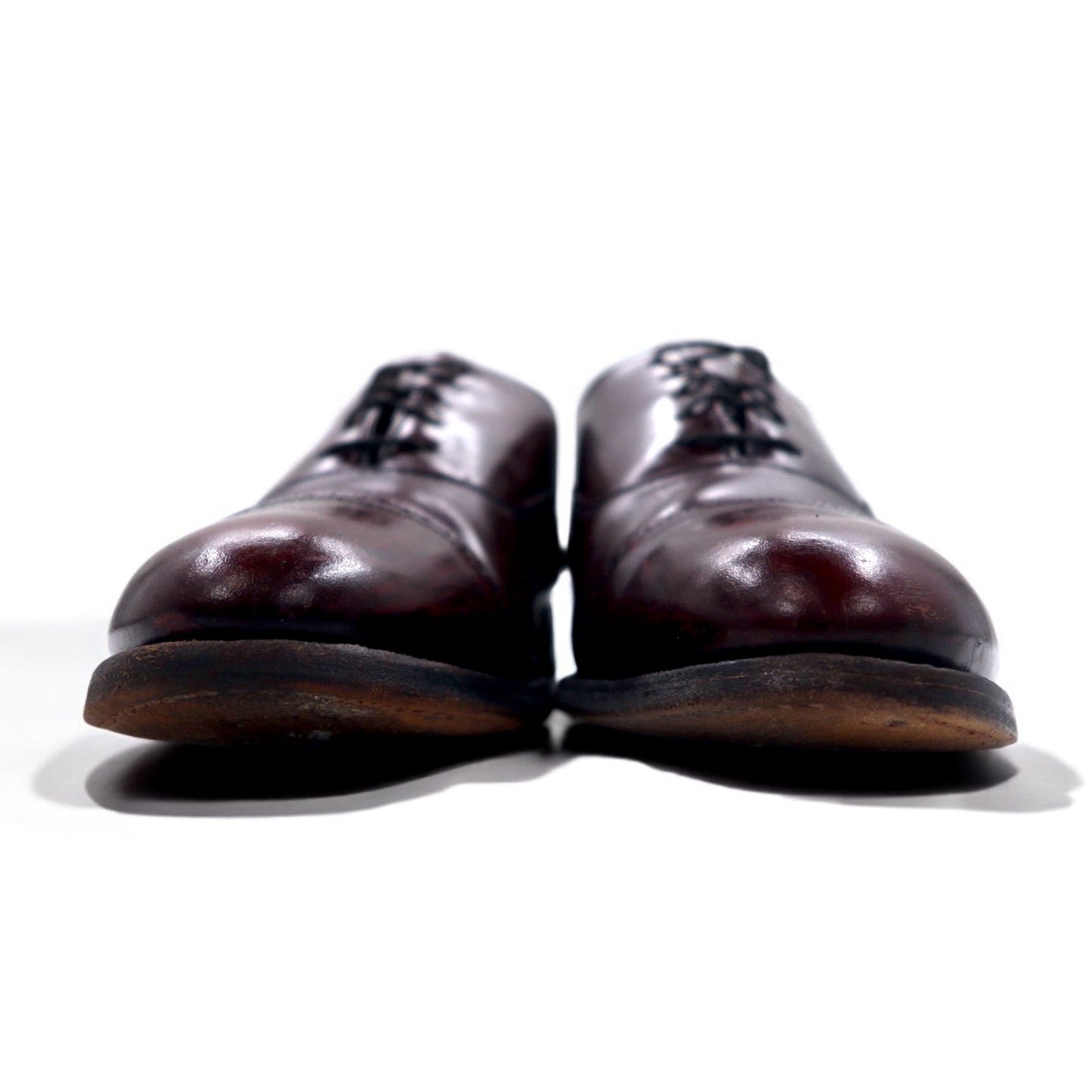 BOSTONIAN USA製 ストレートチップ ドレスシューズ 26cm ボルドー レザー 26248
