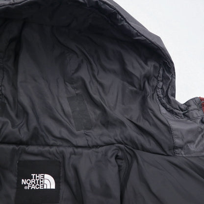 THE NORTH FACE プリマロフト PRIMALOFT 中綿 ジャケット フーディー L グレー ボルドー バイカラー ナイロン