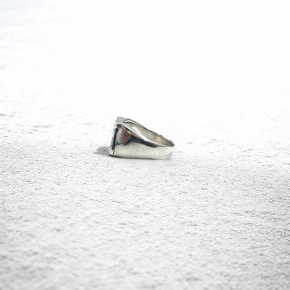 Vintage Silver Emblem Ring 騎士団 クロス シールド エンブレム リング 指輪 20号 シルバー 925 ゴシック