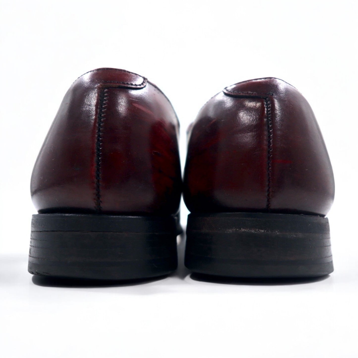 BOSTONIAN USA製 ストレートチップ ドレスシューズ 26cm ボルドー レザー 26248