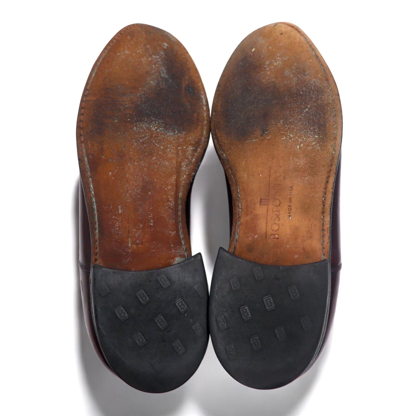 BOSTONIAN USA製 ストレートチップ ドレスシューズ 26cm ボルドー レザー 26248