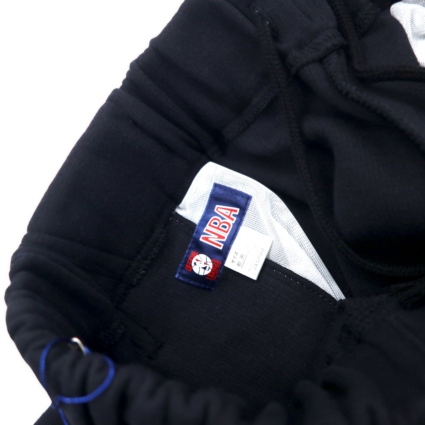 NBA 90年代 スウェット トラックパンツ O ブラック コットン 裾スナップボタン 日本製 未使用品