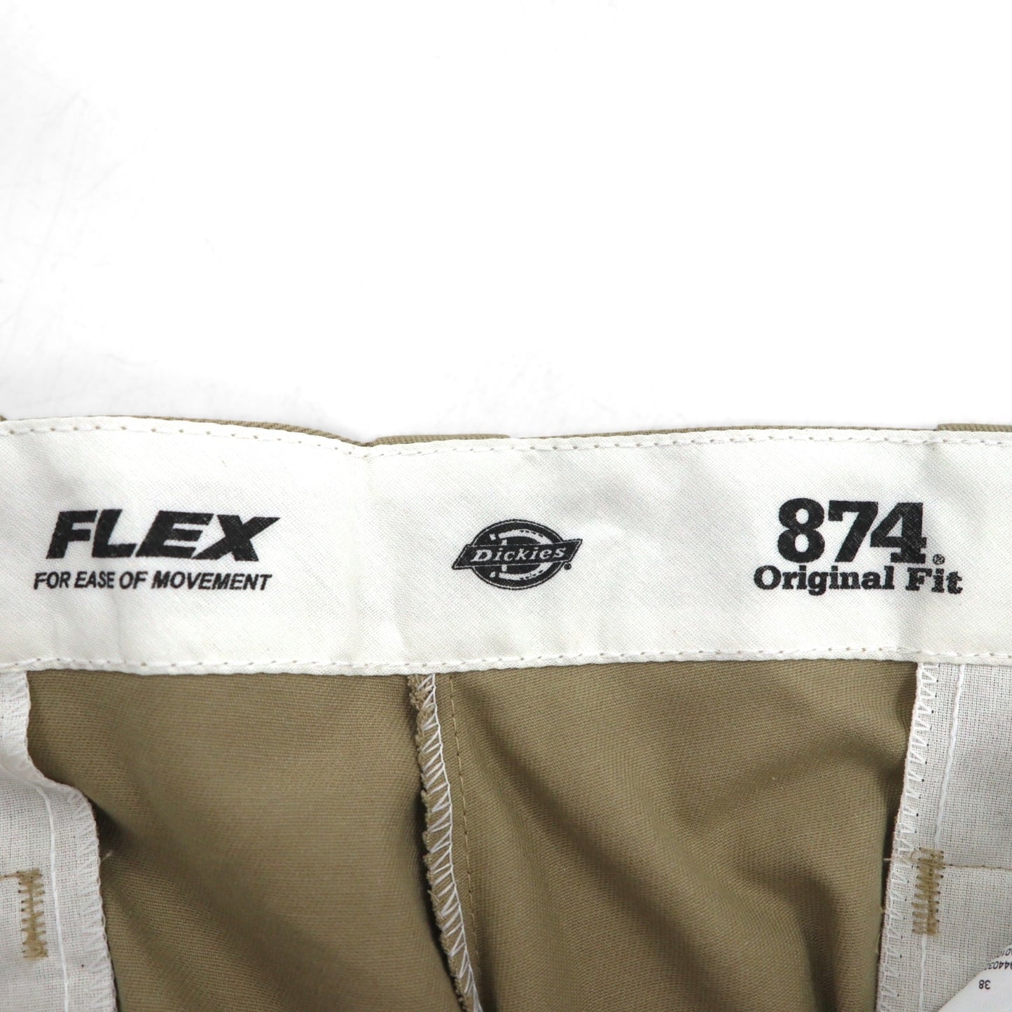 Dickies 874 FLEX Original Fit Work Chino Pants, Size XL, Beige, 11874DS, Unused