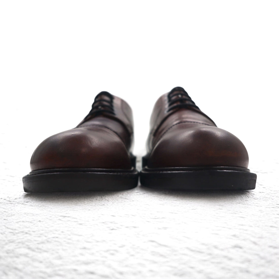 JOHNSTON &amp; MURPHY Italian made straight tip dress shoes, 26cm, brown leather, 20-2028 11625
