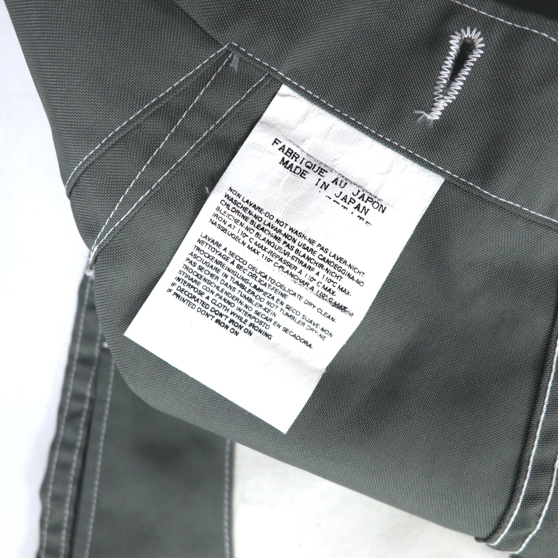 TUKI Military Baggs Wide Sailor Pants S Sage Green 0114 Made in Japan