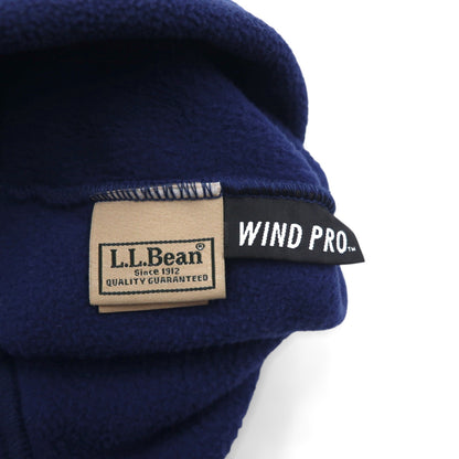 L.L.Bean 90年代 フリース ビーニー Polartec Wind Pro ポーラテック キャップ ネイビー WY55