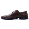 JOHNSTON &amp; MURPHY U-Tip Dress Shoes, 27cm, Brown Leather, 015-6702