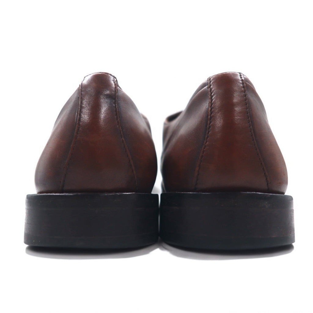 JOHNSTON &amp; MURPHY U-Tip Dress Shoes, 27cm, Brown Leather, 015-6702