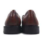 JOHNSTON &amp; MURPHY U-Tip Dress Shoes, 27cm, Brown Leather, 015-6702