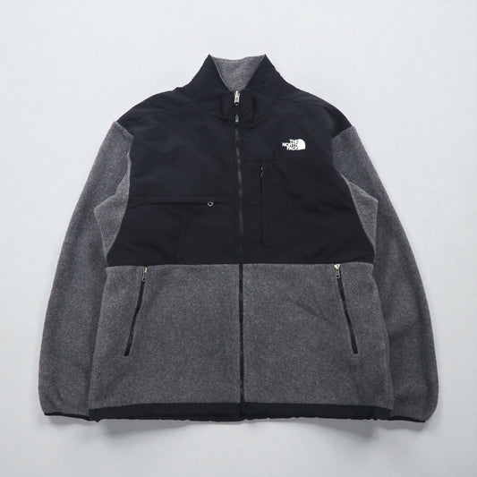 THE NORTH FACE デナリジャケット POLARTEC ポーラテック フリースジャケット XL グレー ナイロン切替 A193