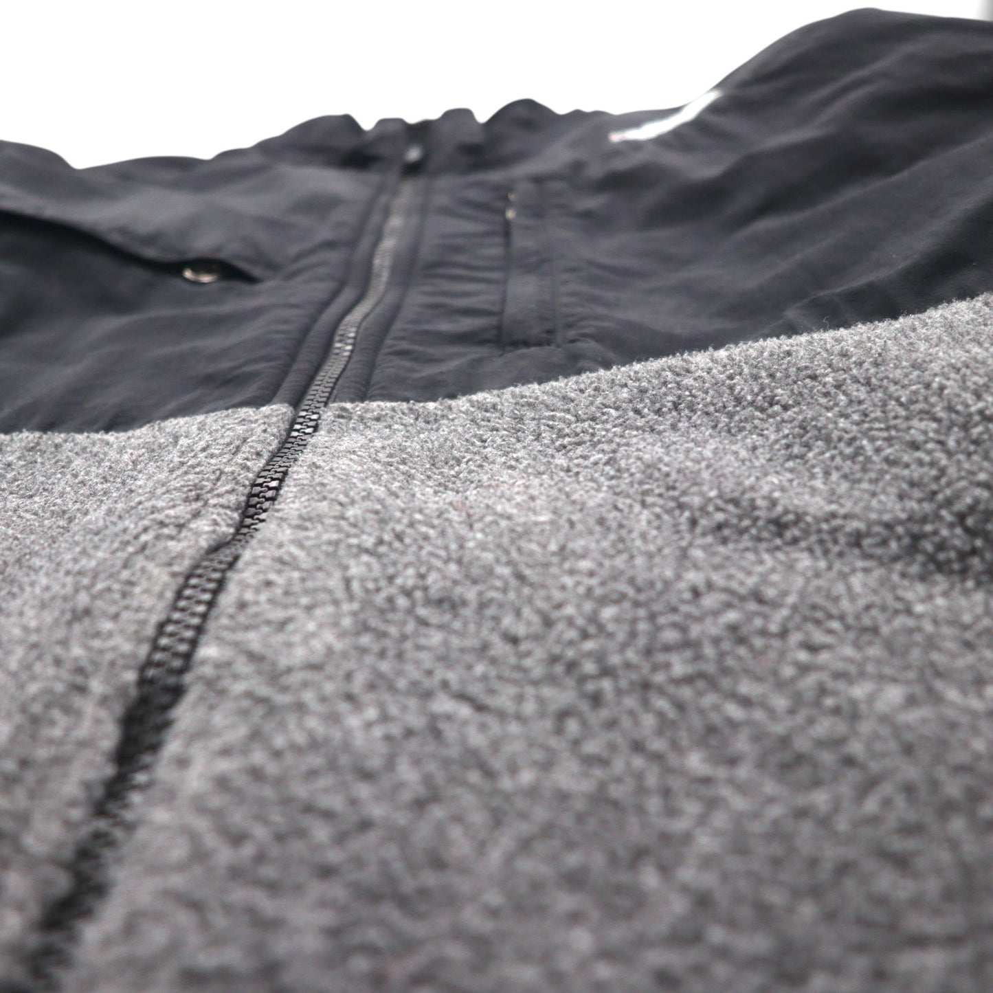 THE NORTH FACE デナリジャケット POLARTEC ポーラテック フリースジャケット XL グレー ナイロン切替 A193