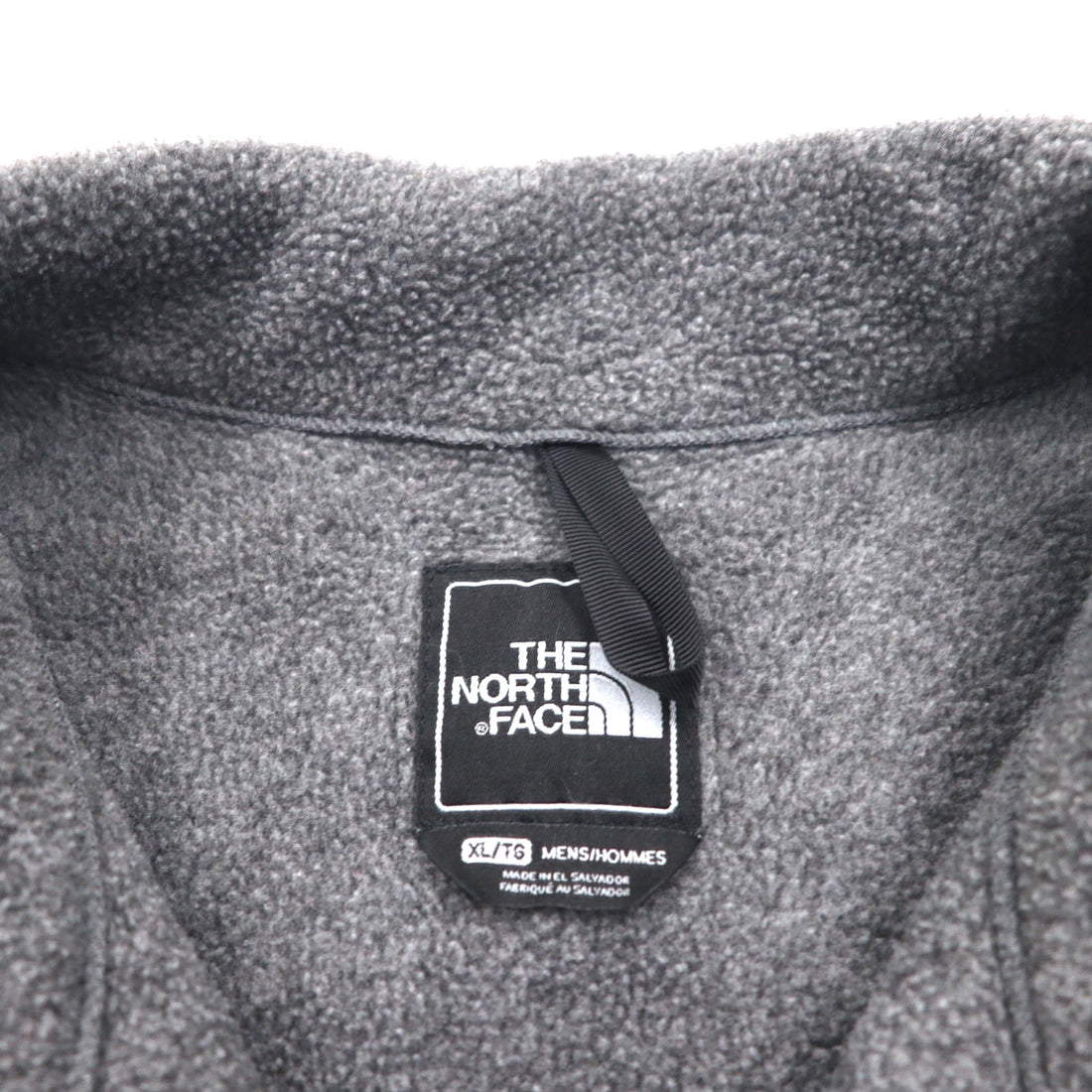 THE NORTH FACE Denali Jacket POLARTEC Fleece XL Gray Nylon Switching A193