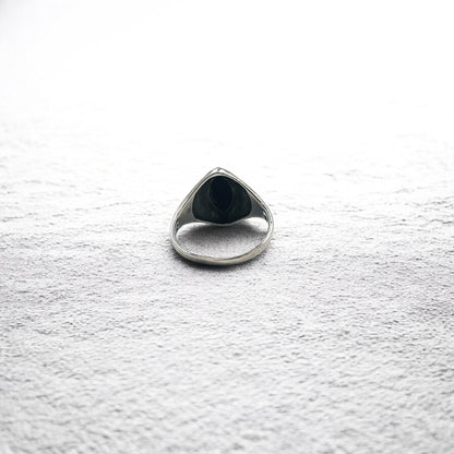 Vintage Silver Onyx Ring ブラックオニキス リング 指輪 14号 シルバー SILVER 925