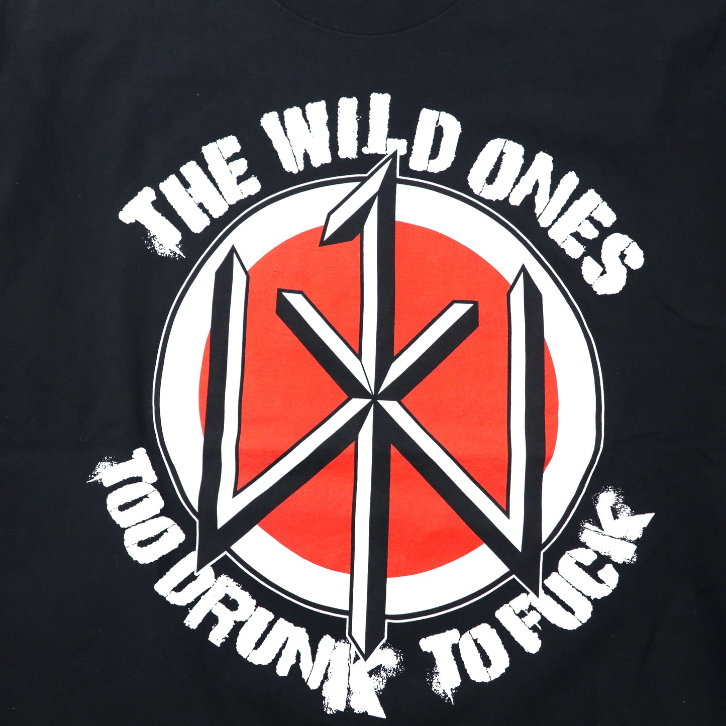 USA製 THE WILD ONES バンド Tシャツ L ブラック コットン Dead Kennedys パロディ