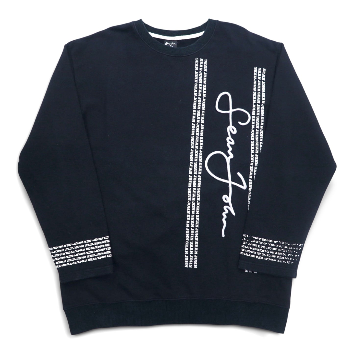 Sean John 90年代 クルーネック スウェット XL ブラック コットン