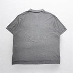 Polo by Ralph Lauren 90s Polo Shirt 3XL BIG Big Size Grey Cotton Pique Small Pony Embroidery Unused
