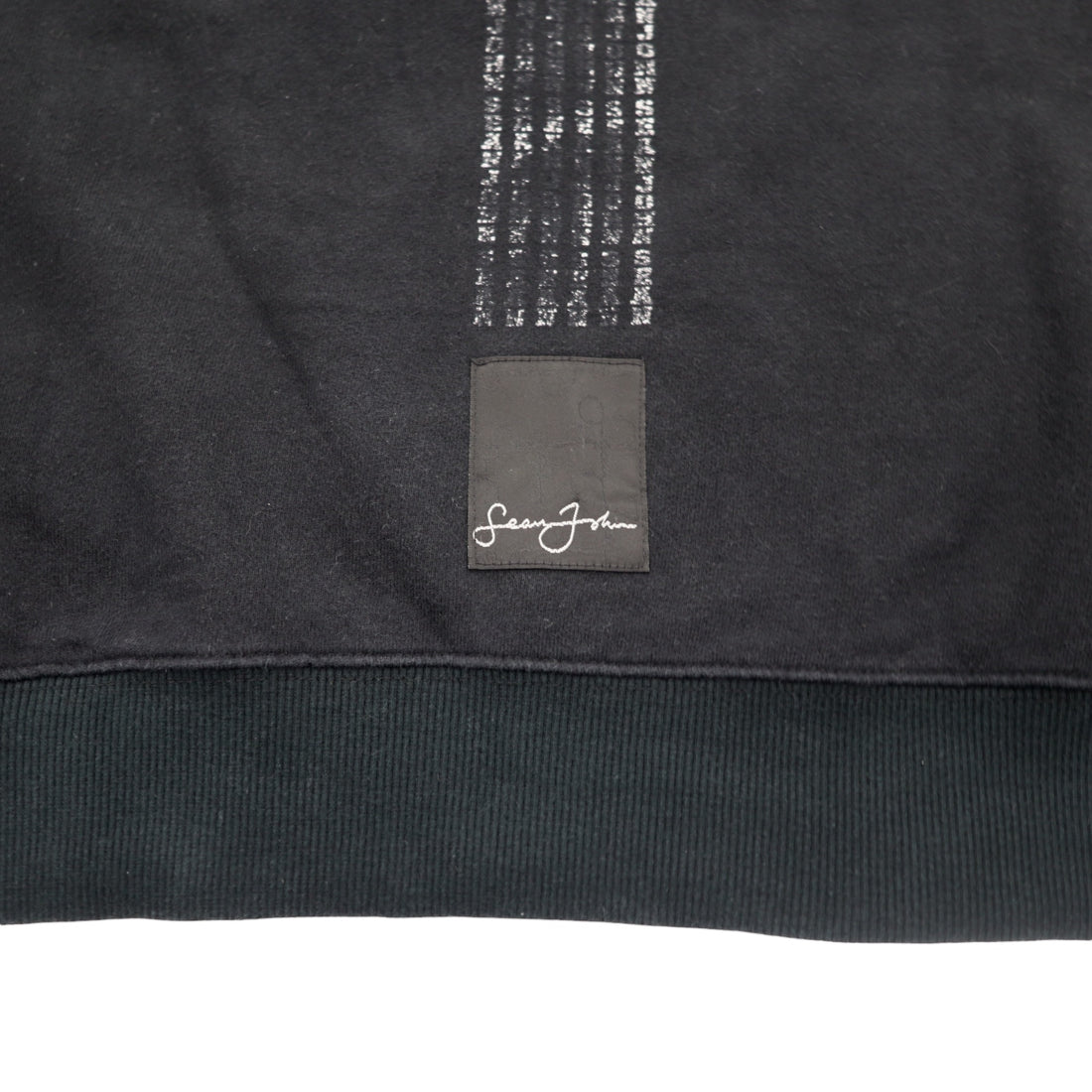 Sean John 90s Crew Neck Sweatshirt XL Black Cotton