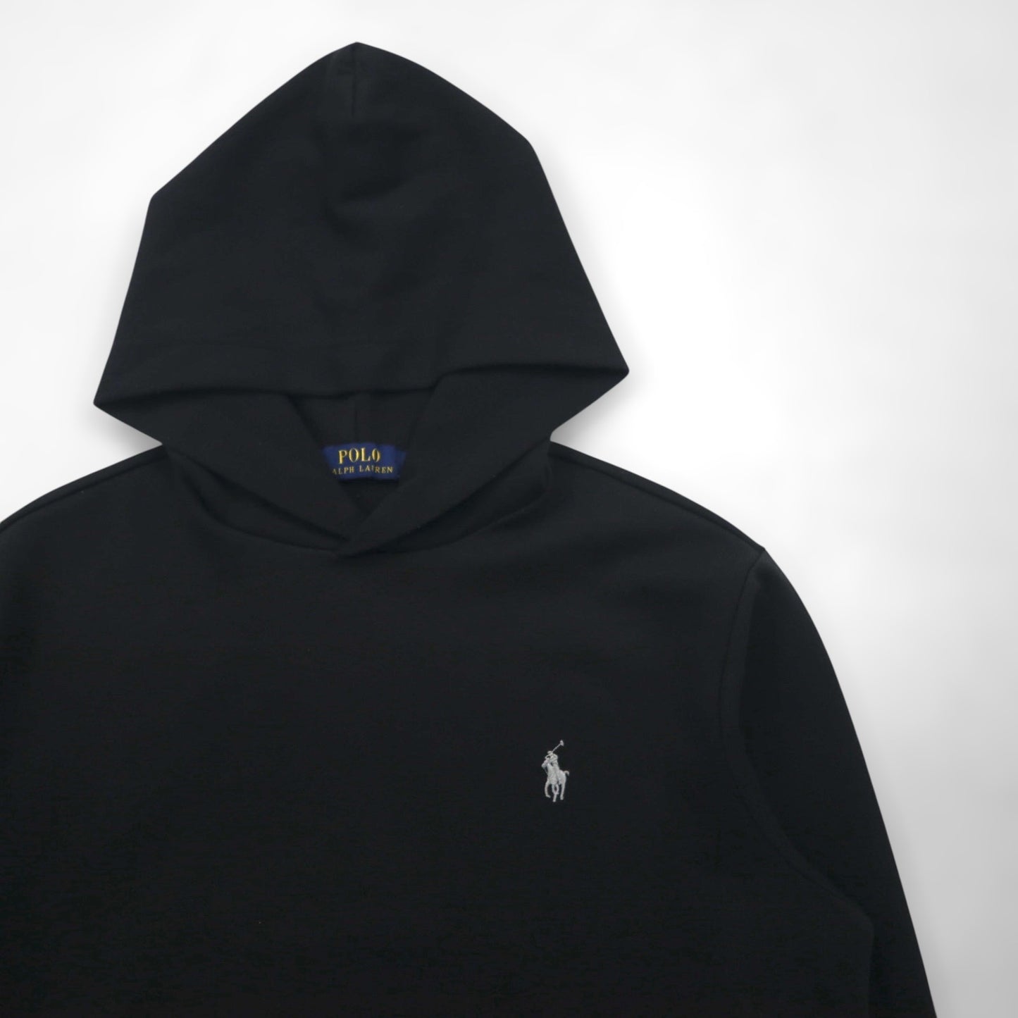 Polo Ralph Lauren プルオーバー パーカー S ブラック スモールポニー ロゴ 刺繡 カンガルーポケット