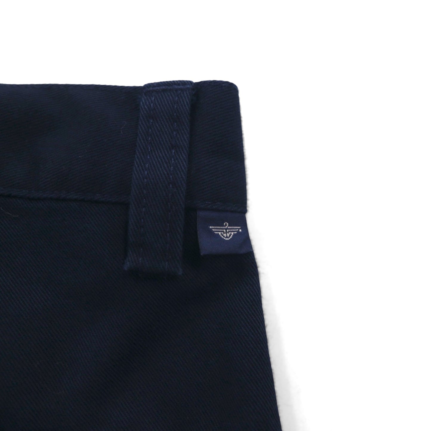 DOCKERS (Levi's) 2-Puck Wide Work Chino Pants, Size L, Navy Cotton