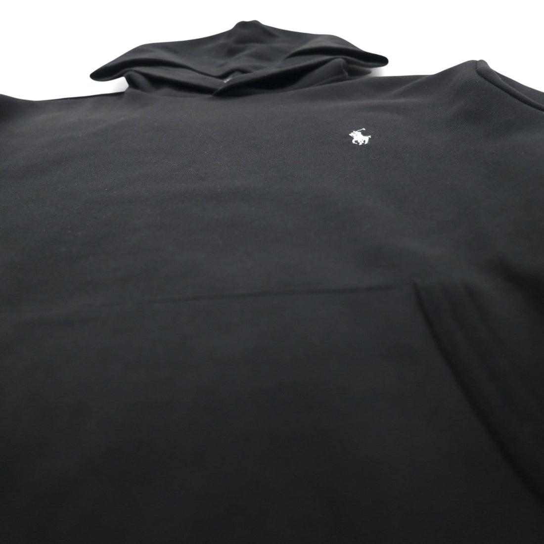 Polo Ralph Lauren Pullover Hoodie S Black Small Pony Logo Embroidery Kangaroo Pocket