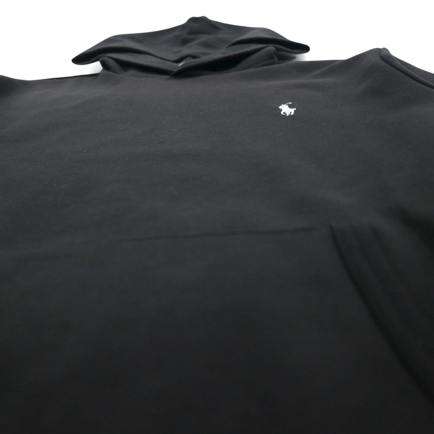 Polo Ralph Lauren プルオーバー パーカー S ブラック スモールポニー ロゴ 刺繡 カンガルーポケット