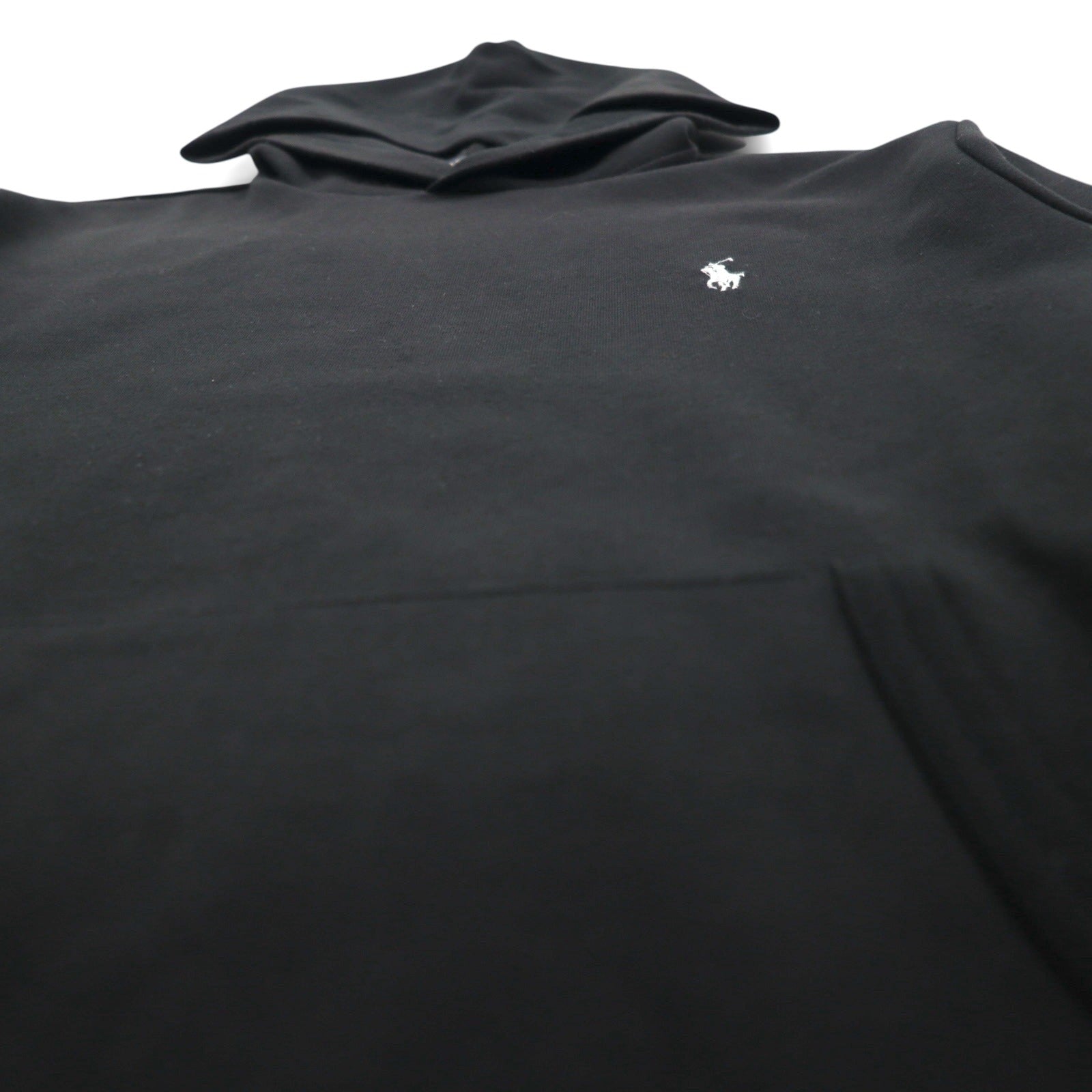 Polo Ralph Lauren プルオーバー パーカー S ブラック スモールポニー ロゴ 刺繡 カンガルーポケット