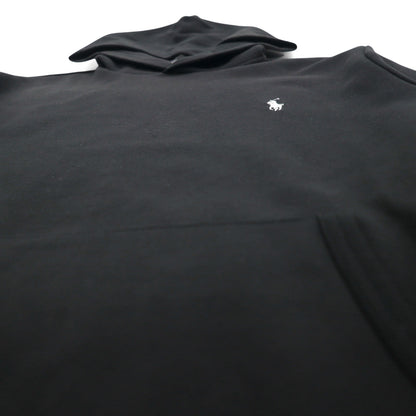 Polo Ralph Lauren プルオーバー パーカー S ブラック スモールポニー ロゴ 刺繡 カンガルーポケット