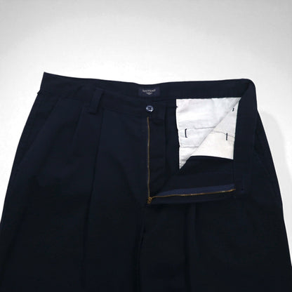 DOCKERS (Levi's) 2-Puck Wide Work Chino Pants, Size L, Navy Cotton