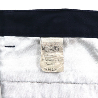DOCKERS (Levi's) 2-Puck Wide Work Chino Pants, Size L, Navy Cotton