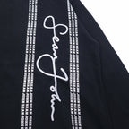 Sean John 90s Crew Neck Sweatshirt XL Black Cotton