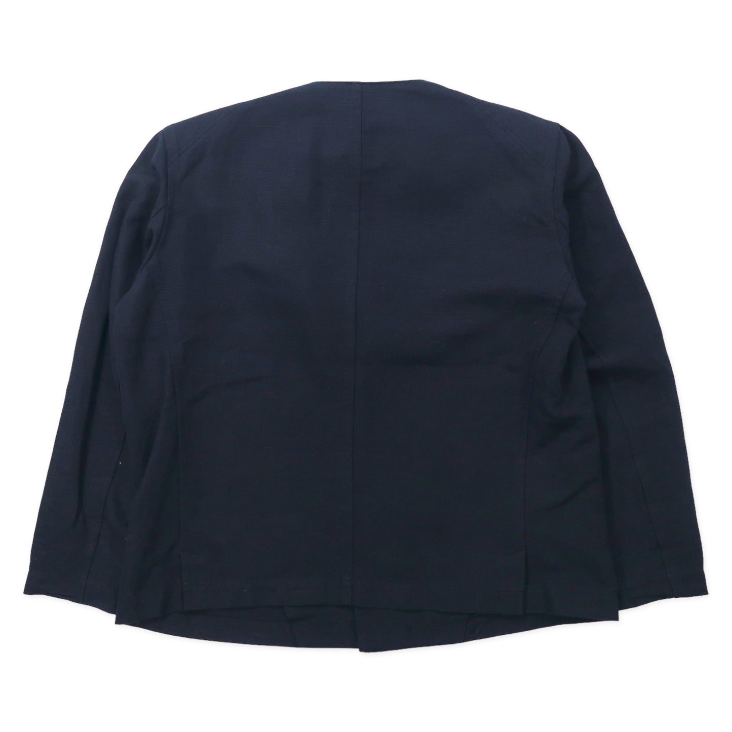 Y’s ( Yohji Yamamoto ) 80年代 初期タグ ボックスシルエット デザインジャケット ブラック コットン リネン 日本製