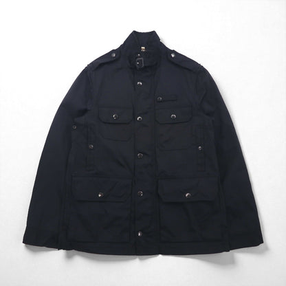 BURBERRY ミリタリー M-65 フィールドジャケット M マルチ ユーティリティポケット 現行タグ 裏地ノバチェック チンストラップ THTHAGAR503NON