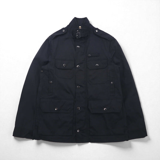 BURBERRY ミリタリー M-65 フィールドジャケット M マルチ ユーティリティポケット 現行タグ 裏地ノバチェック チンストラップ THTHAGAR503NON