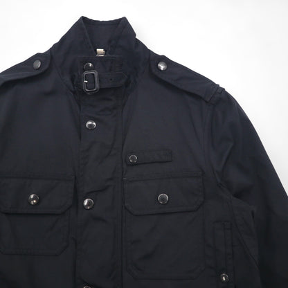 BURBERRY ミリタリー M-65 フィールドジャケット M マルチ ユーティリティポケット 現行タグ 裏地ノバチェック チンストラップ THTHAGAR503NON